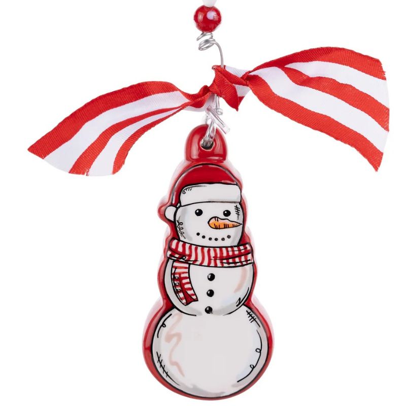 Snowman Puff Ornament